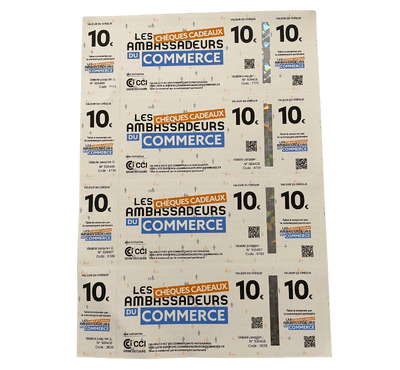 Chèques sécurisés 