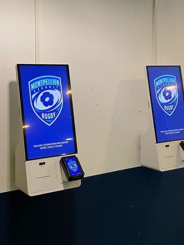 Montpellier Herault Rugby Bornes cashless Samsung